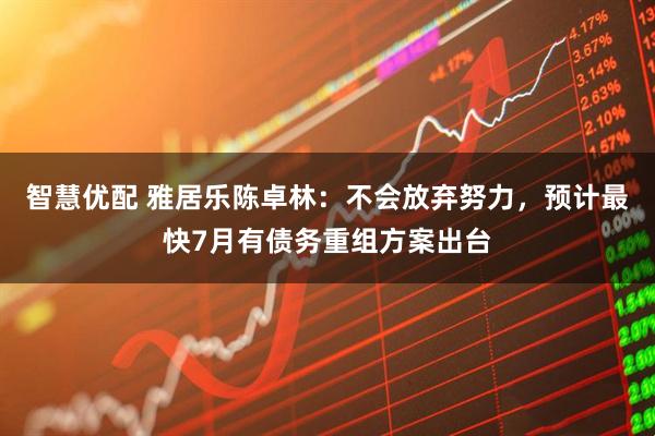 智慧优配 雅居乐陈卓林：不会放弃努力，预计最快7月有债务重组方案出台