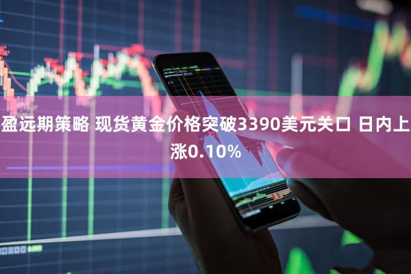 盈远期策略 现货黄金价格突破3390美元关口 日内上涨0.10%