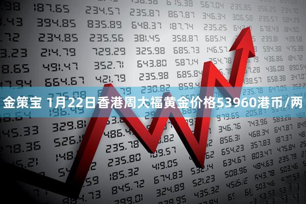 金策宝 1月22日香港周大福黄金价格53960港币/两