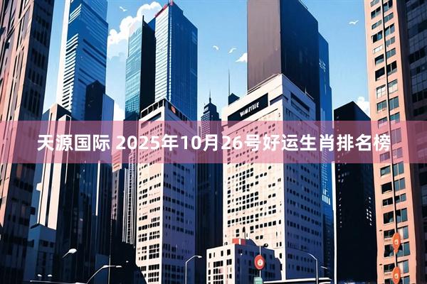 天源国际 2025年10月26号好运生肖排名榜